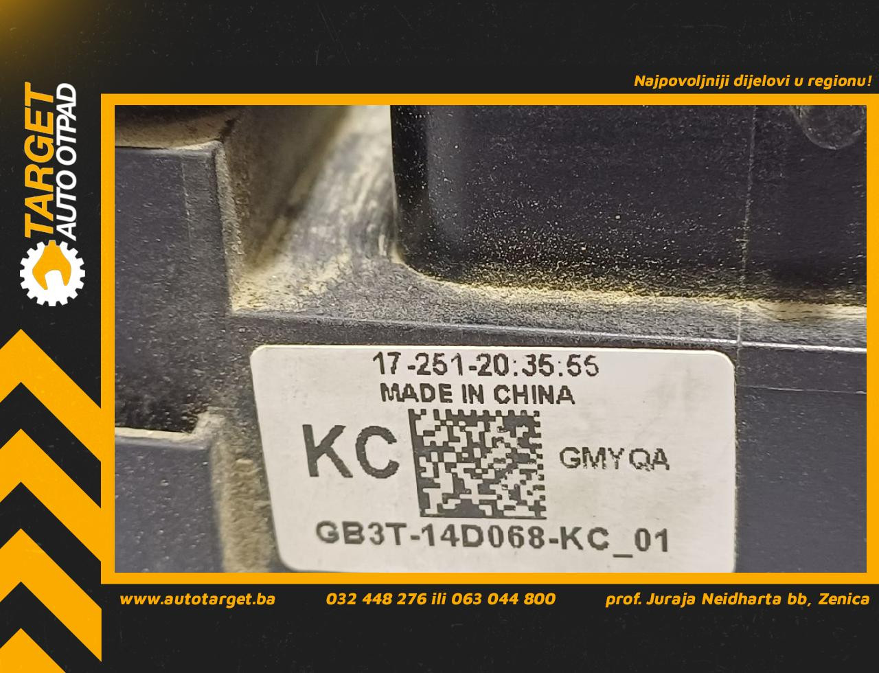 ELEKTRONIKA KUTIJA OSIGURACA FORD RANGER > 16- GB3T14D068KC
