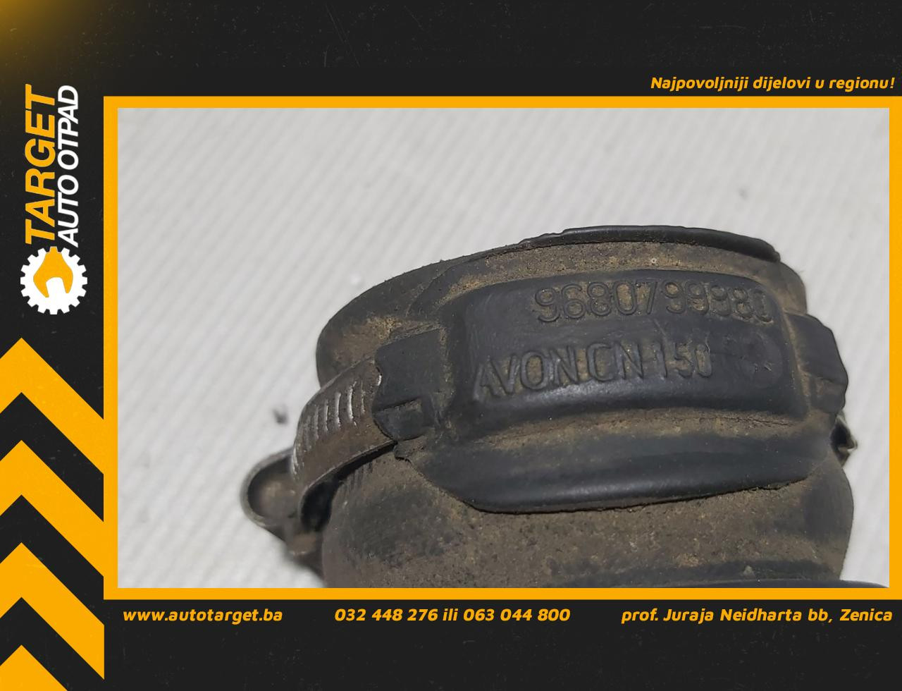 CRIJEVO INTERKULERA PEUGEOT PARTNER > 03-08 9680799980