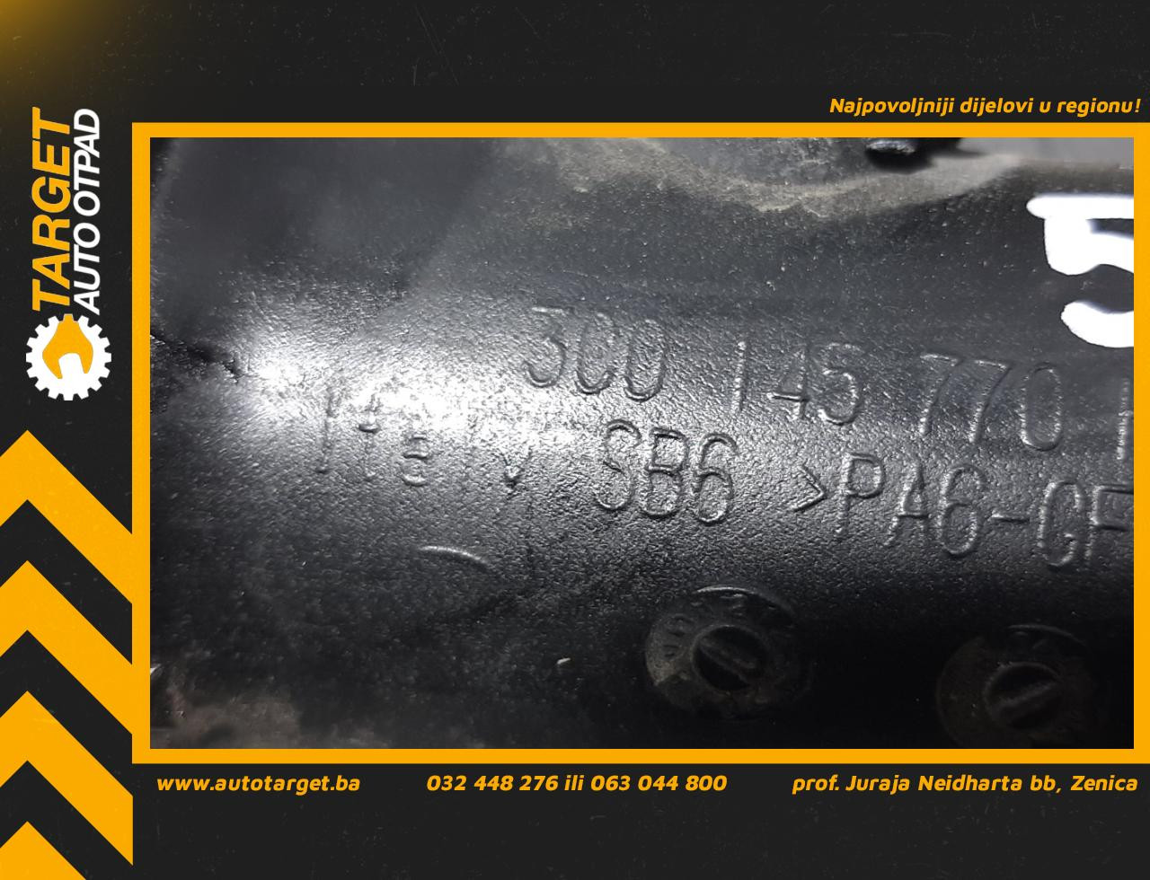 DIJELOVI CRIJEVO AUDI A4 (B8) > 07-11 3C0145770H