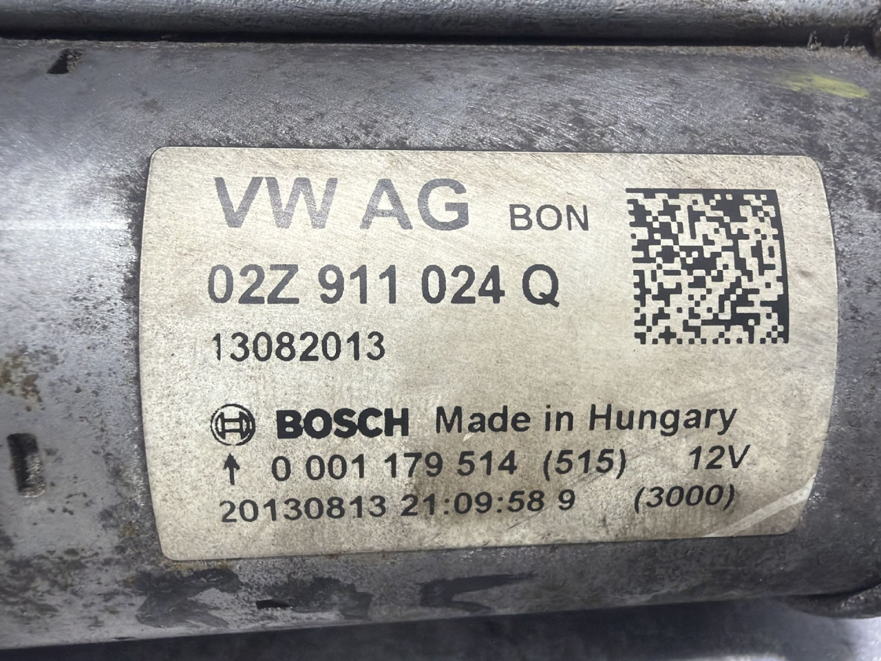 DIJELOVI ALNASER AUDI A3 (8V1/8VA) > 12-16 02Z911024Q