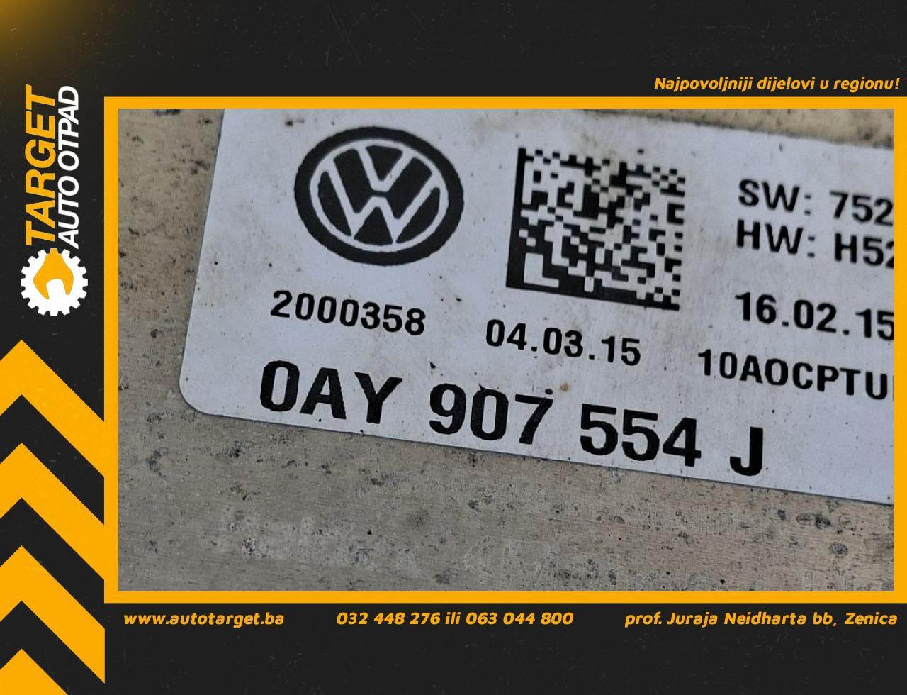 DIJELOVI HALDEX SPOJKA VW TIGUAN > 11-15 2.0 0AY907554J