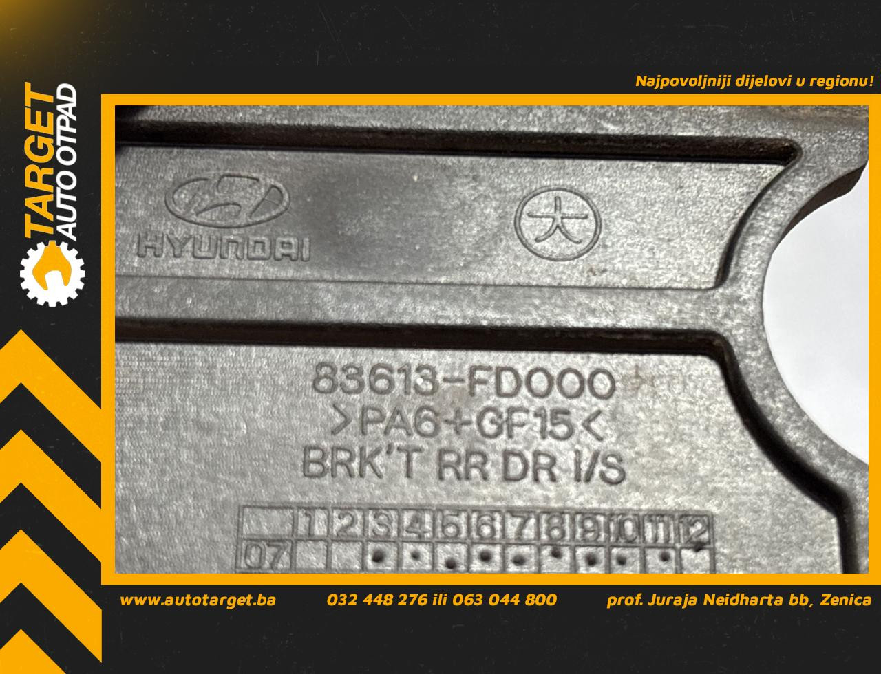 UNUTRASNJA RUCKA VRATA HYUNDAI I30 > 10-12 83613-FD000