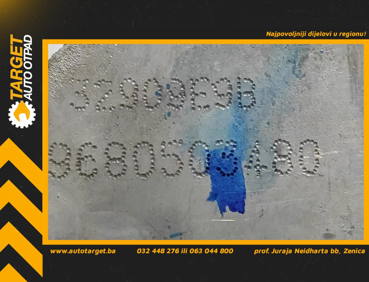 DIJELOVI RUCKA VRATA PEUGEOT PARTNER > 08-11 9680503480