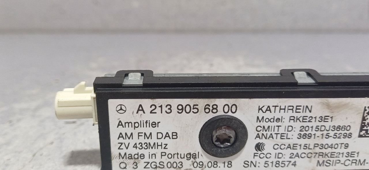 ANTENA MERCEDES E KLASA (W213/S213) > 16-23 A2139056800