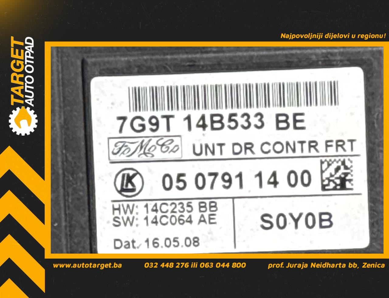 DIJELOVI ELEKTRONIKA MODUL FORD MONDEO > 07-10 7G9T14B533BE