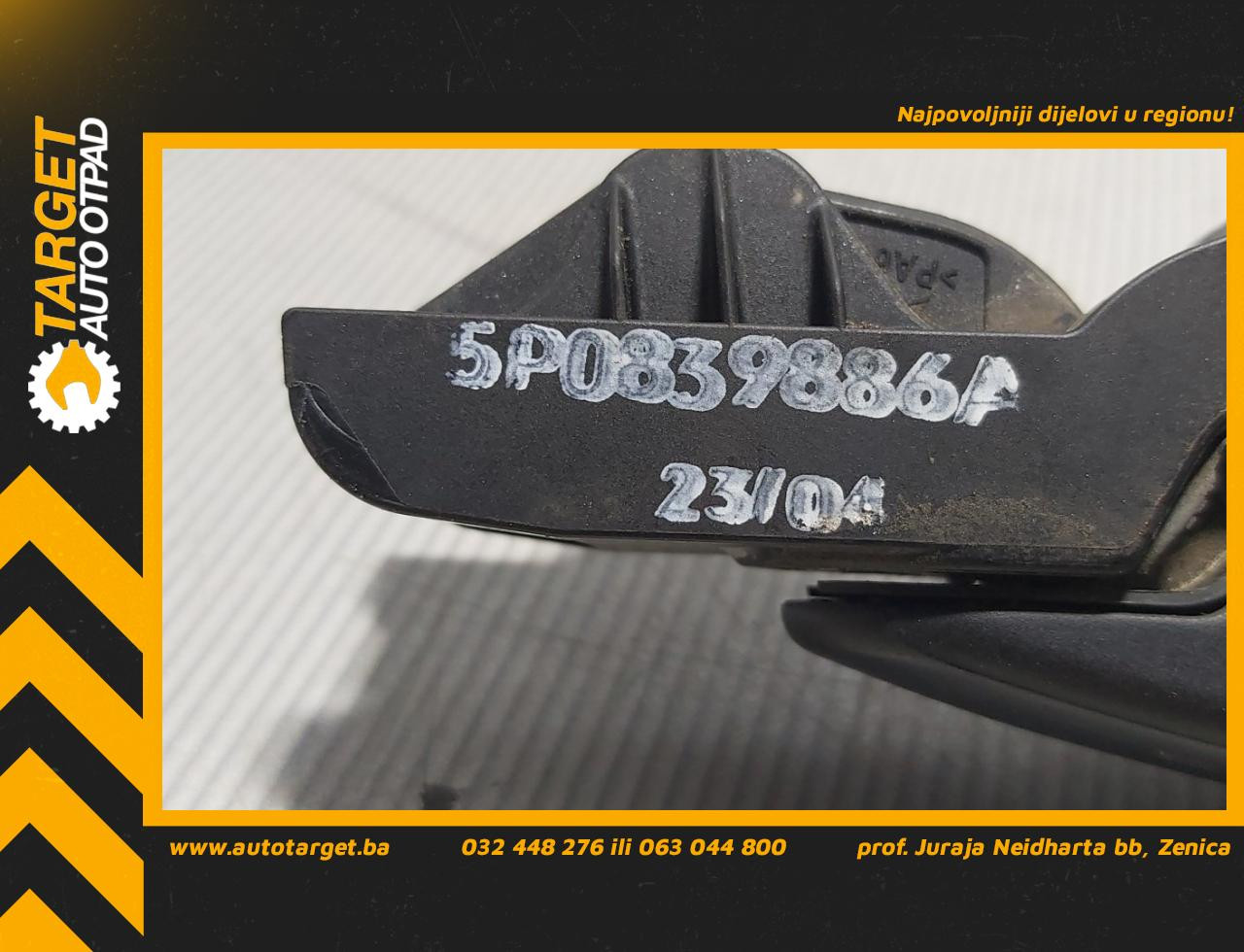 DIJELOVI RUCKA VRATA SEAT ALTEA > 04-09 5P0839886A