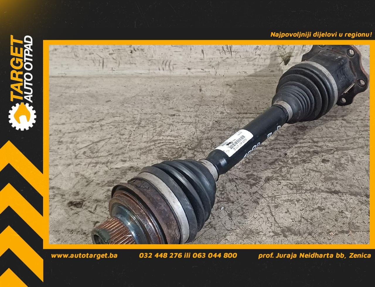 DIJELOVI POLUOSOVINA AUDI A4 (B9) > 15-18 2.0 8W0407271D
