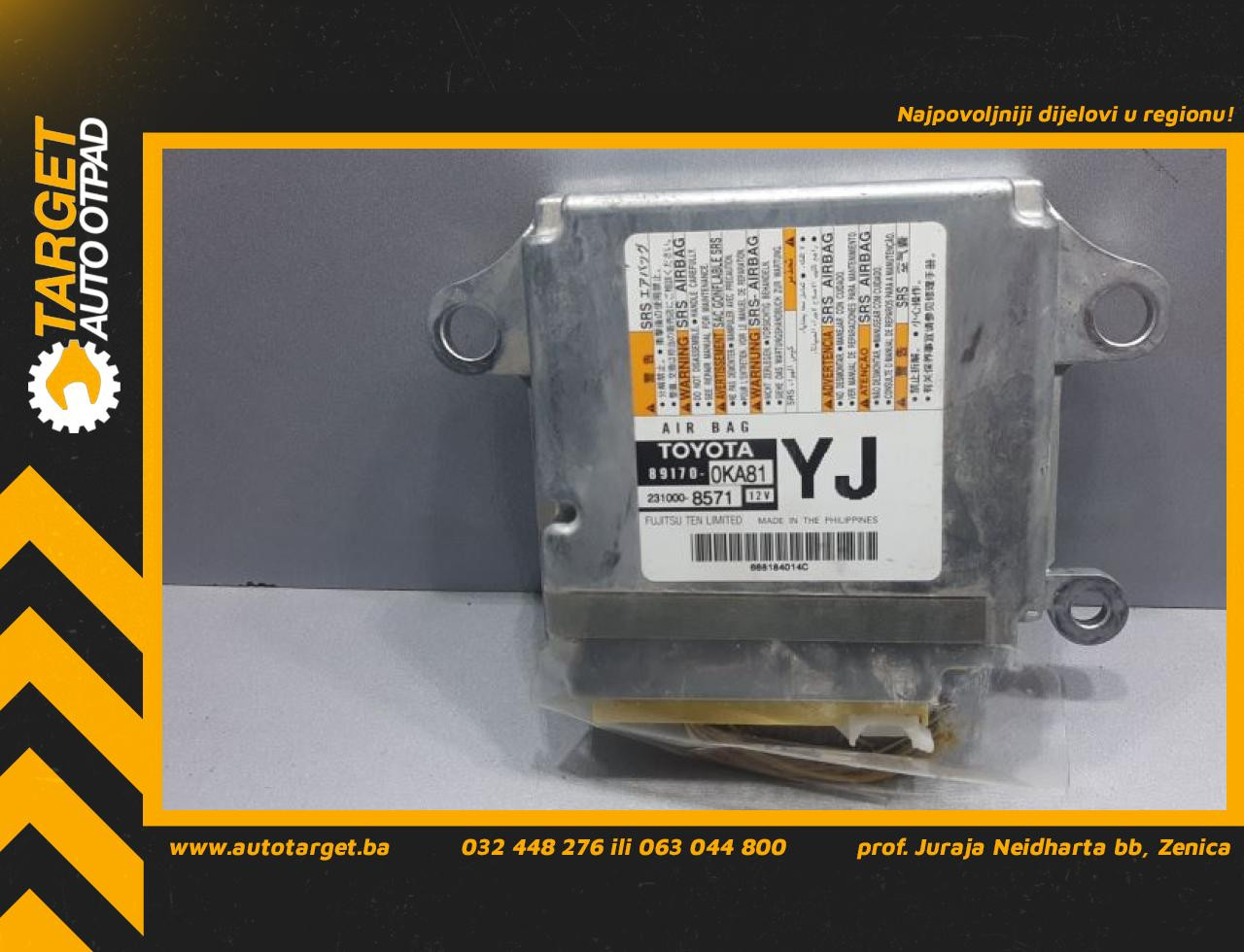 ELEKTRONIKA AIRBAGA TOYOTA HILUX AN120/AN130 > 16- 8917