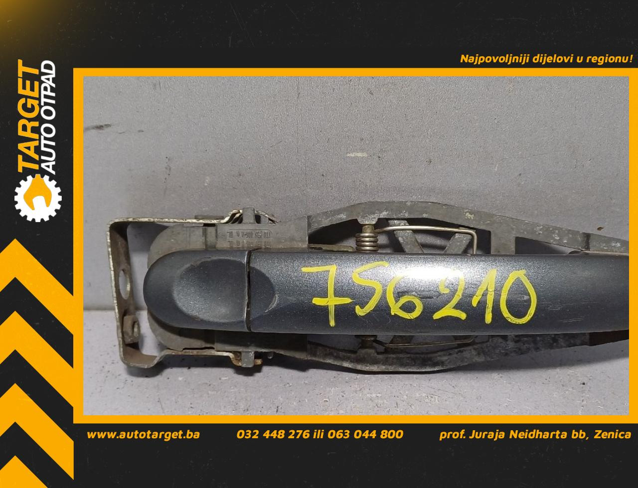 DIJELOVI RUCKA VRATA VW TOURAN > 10-15 1T0837886B
