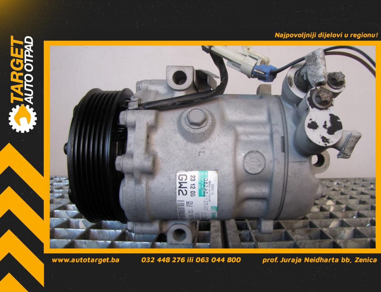 KOMPRESOR KLIME OPEL CORSA C > 03-06 13197538