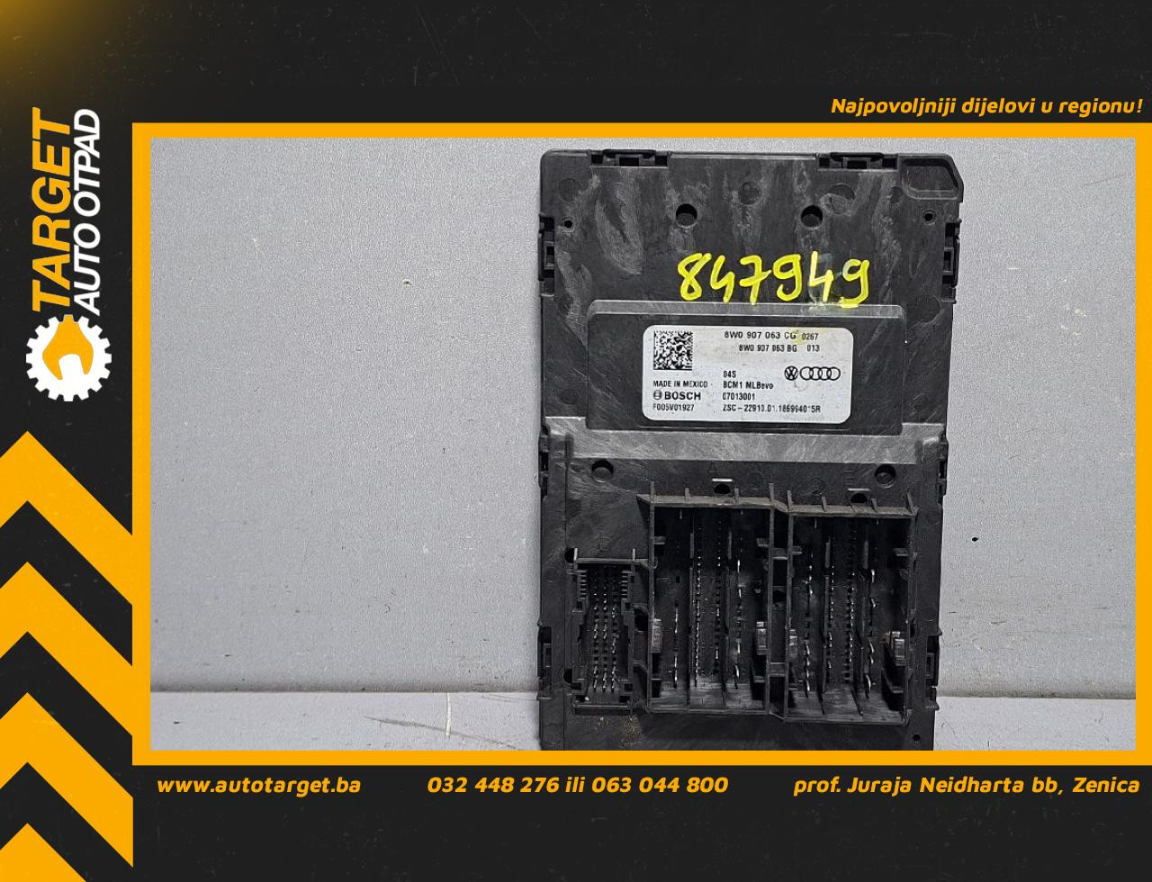 BCM ELEKTRONIKA AUDI Q5 (FY) > 17 - 20 8W0907063CG 08W0907063BG