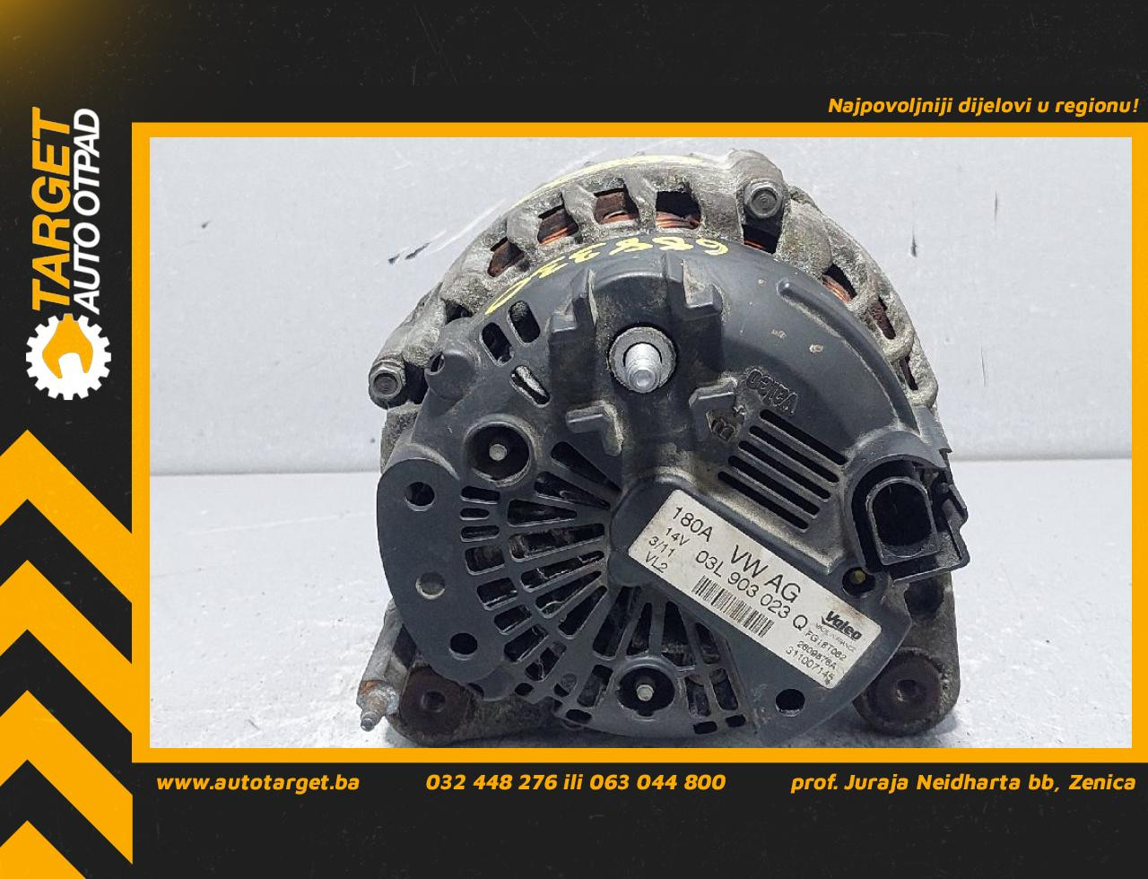 DIJELOVI ALTERNATOR VW T5 > 09-15 2.0 03L903023Q