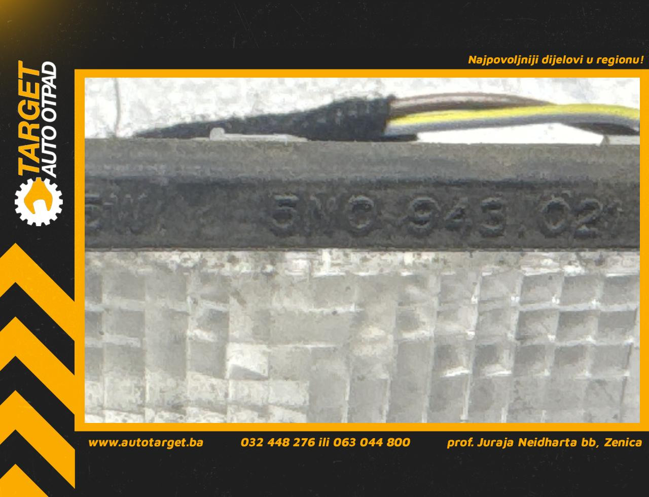 RASVJETA TABLICA VW TOUAREG > 11-14 5N0943021