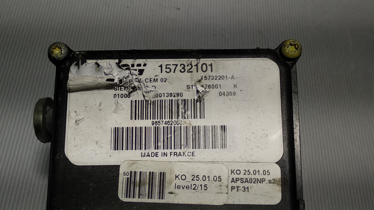 ABS ELEKTRONIKA PEUGEOT 407 > 04-07 15732101 K70707069