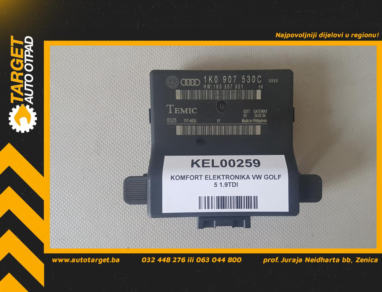 KOMFORT ELEKTRONIKA VW GOLF 5 > 03-08 1K0907530C 1K0907951