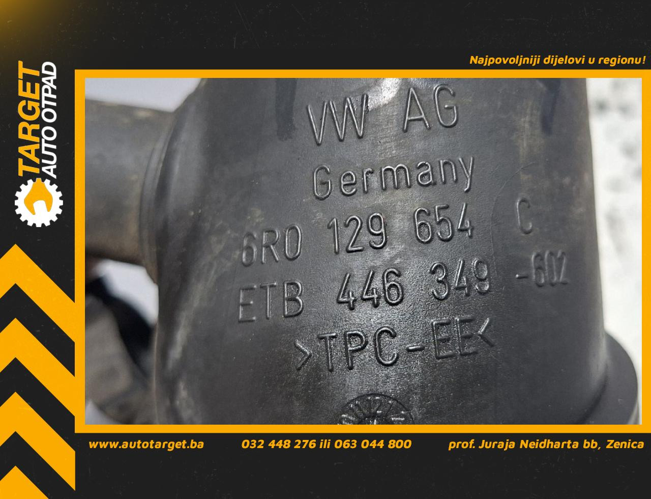 DIJELOVI CRIJEVO VW POLO > 09-14 1.6 6R0129654C