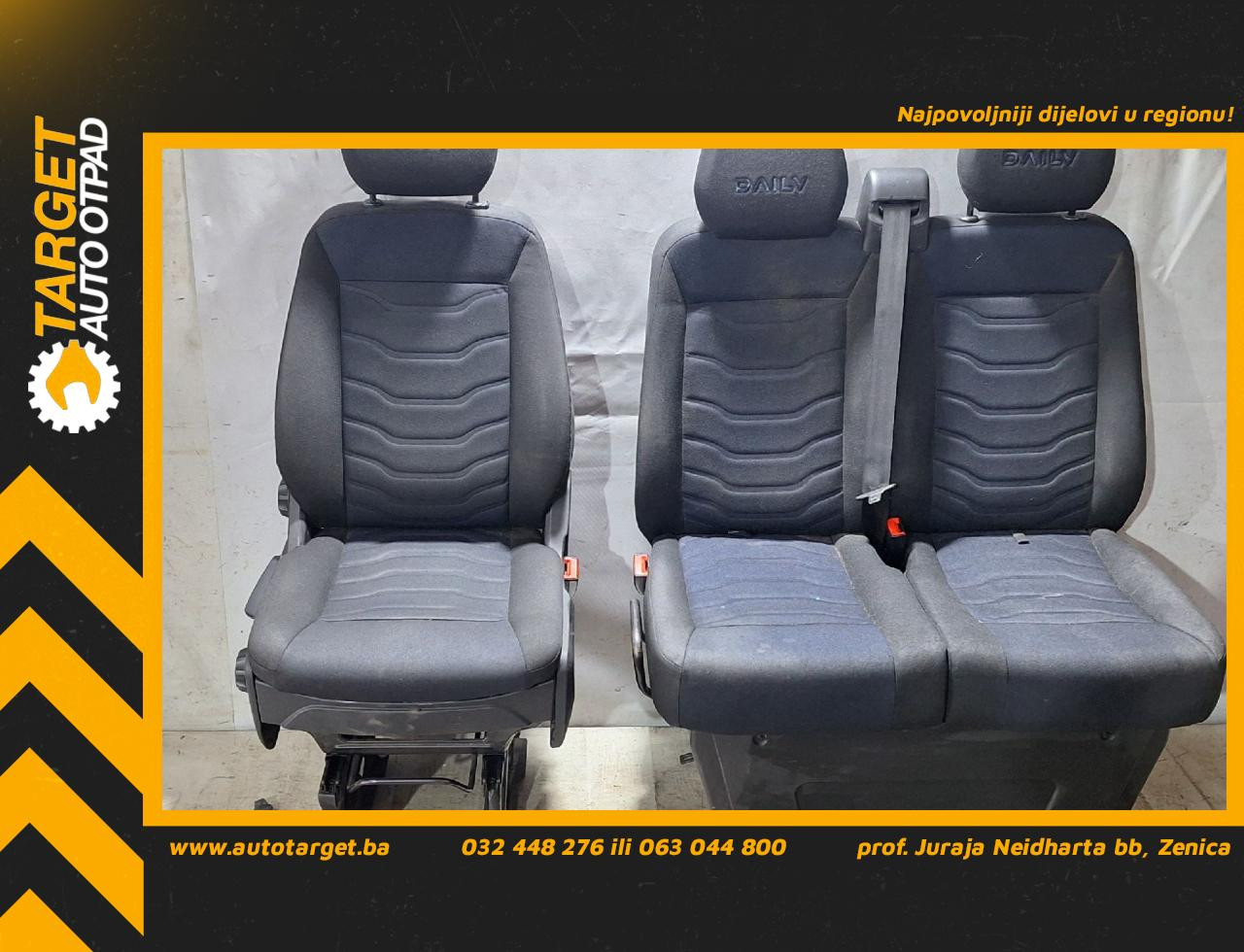DIJELOVI SJEDISTA IVECO DAILY > 14- 3.0