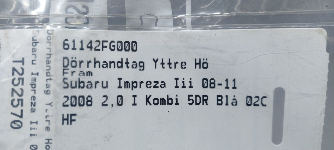 RUCKA VRATA SUBARU IMPREZA > 07-11 61142FG000