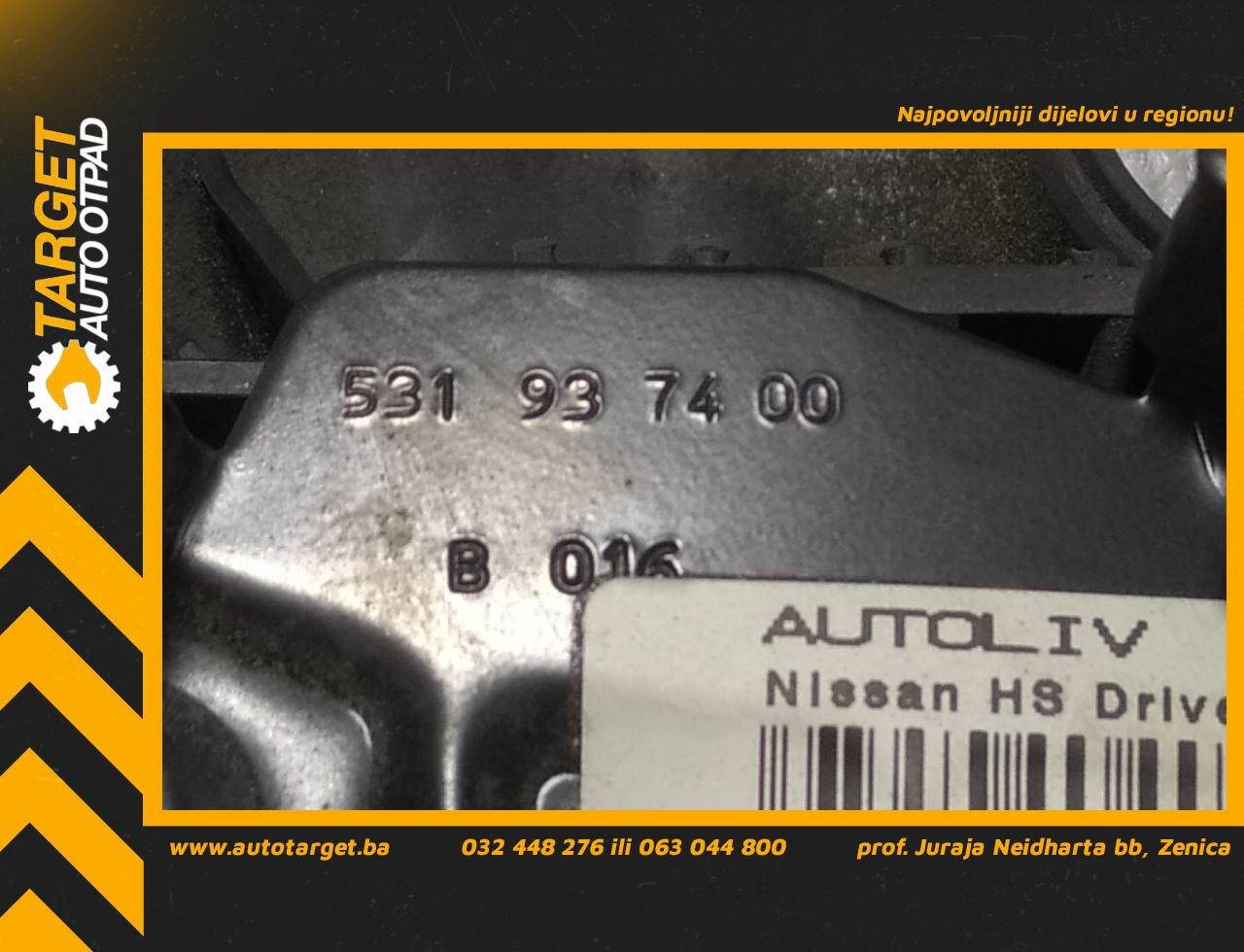 DIJELOVI AIRBAG VOLANA NISSAN ALMERA > 00-02 531937400