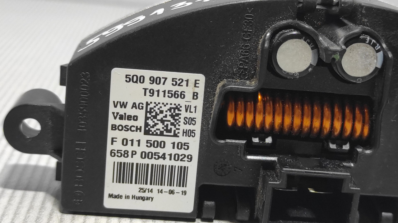 ELEKTRONIKA REOSTAT AUDI A3 (8V1/8VA) > 12-16 5Q0907521