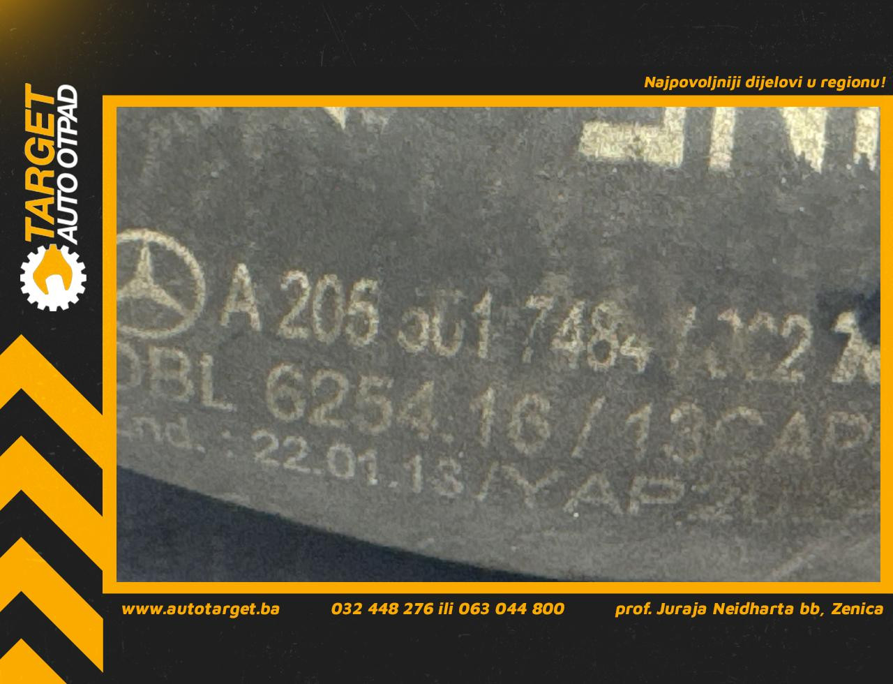 CRIJEVO MERCEDES C KLASA (W205/S205) > 14-18 A2055017484