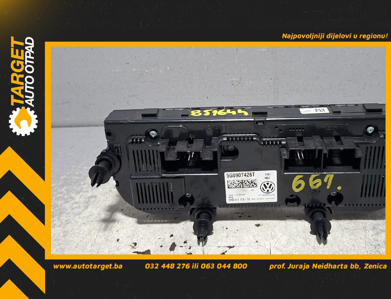 DIJELOVI PREKIDACI KLIME VW PASSAT B8 > 14-19 1.6 5G0907426T