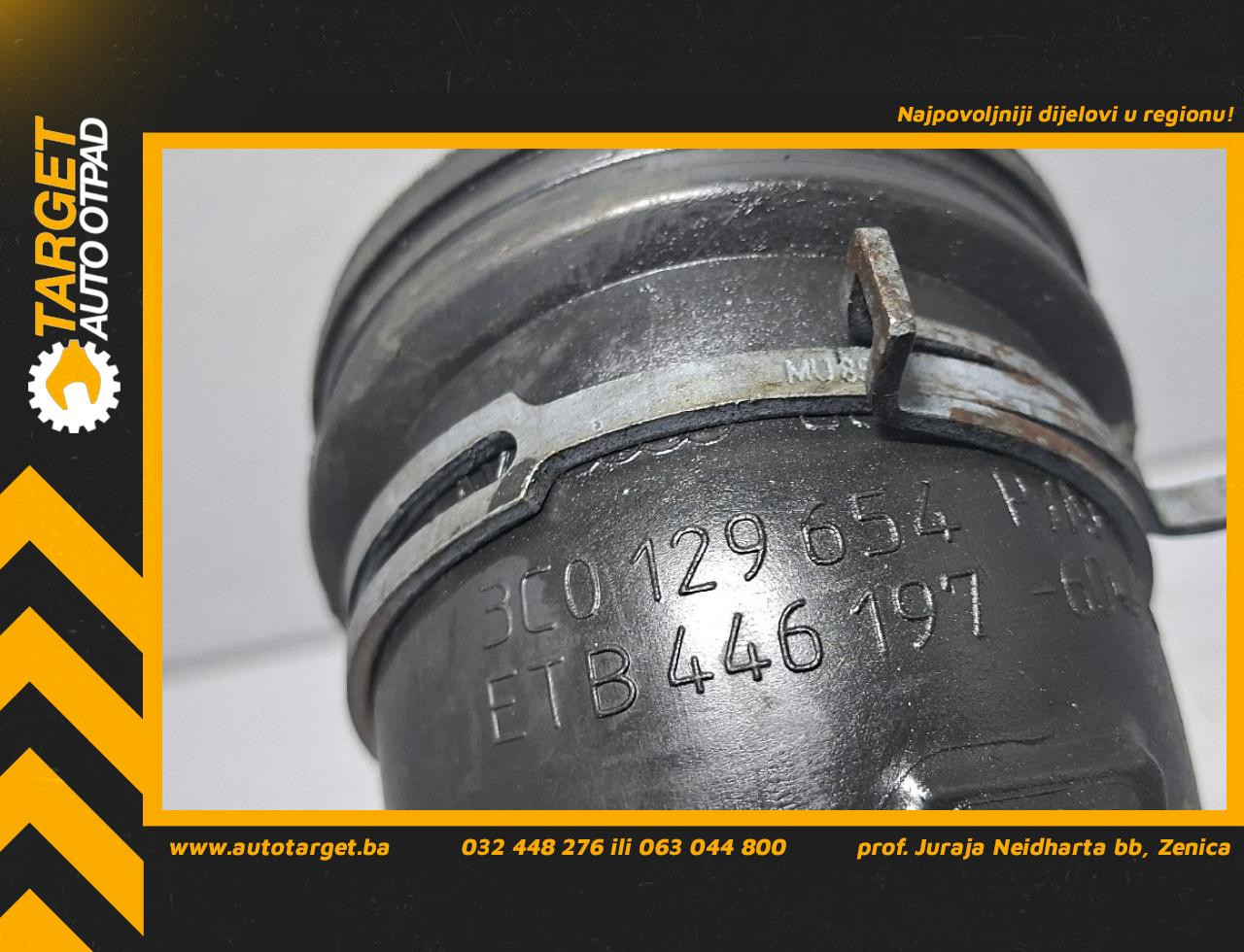 DIJELOVI CRIJEVO VW PASSAT B7 > 10-14 2.0 3C0129654P