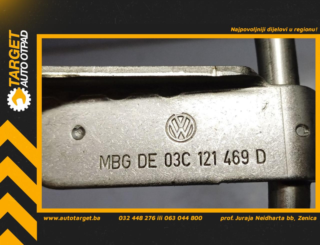 DIJELOVI CRIJEVO VW PASSAT B6 > 05-10 1.4 03C121469D