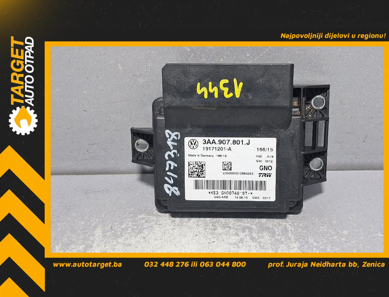 DIJELOVI ELEKTRONIKA MODUL VW TIGUAN > 11-15 3AA907801J