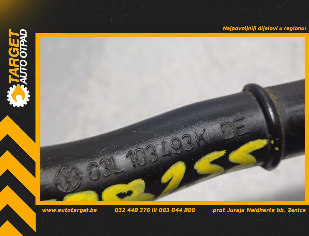 DIJELOVI CRIJEVO VW T5 > 09-15 03L103493K