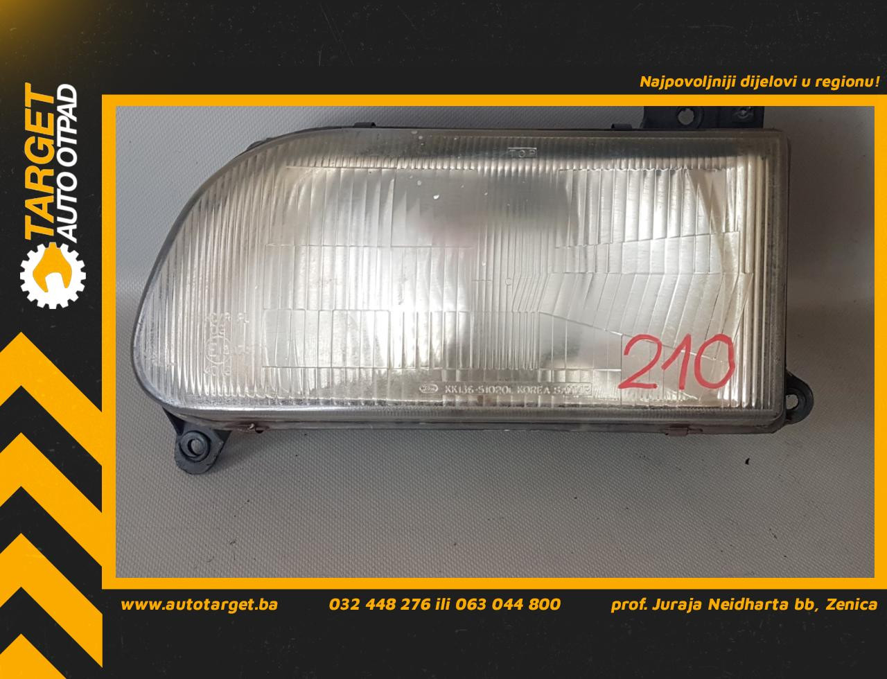 DIJELOVI FAR KIA PRIDE > 87-00 KI998013
