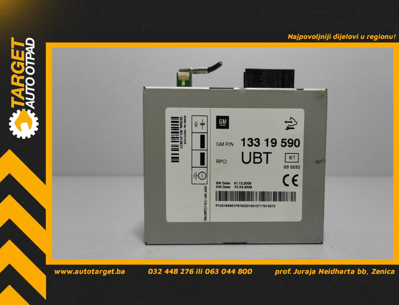 ELEKTRONIKA MODUL OPEL INSIGNIA > 09-13 13319590