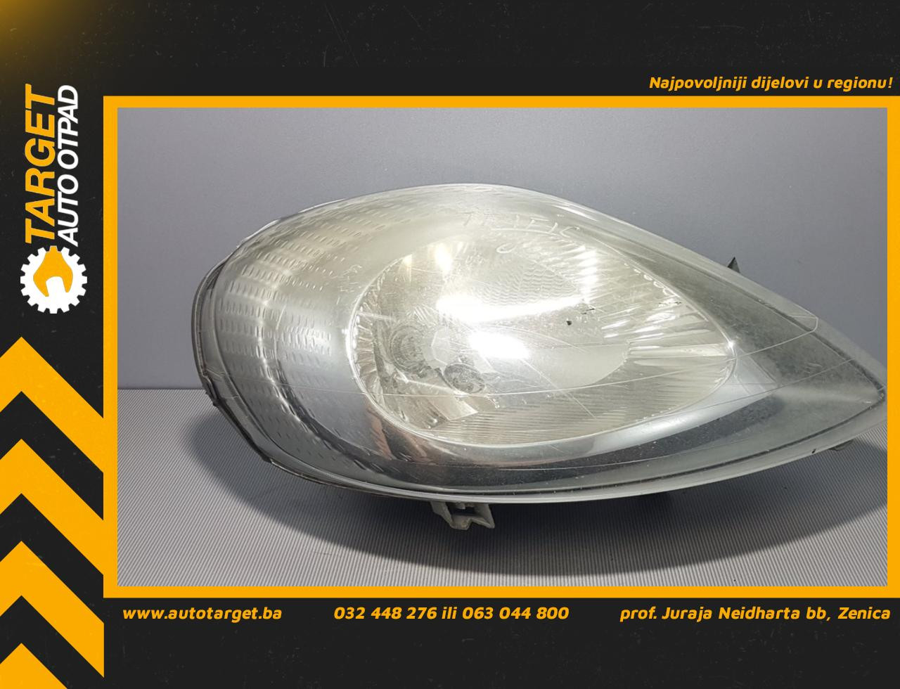 DIJELOVI FAR RENAULT TRAFIC > 00-06 7700311372