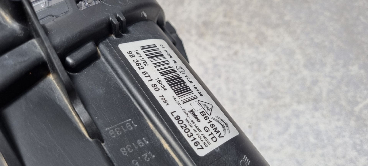 DIJELOVI FAR CITROEN C3 > 19- 9836267180