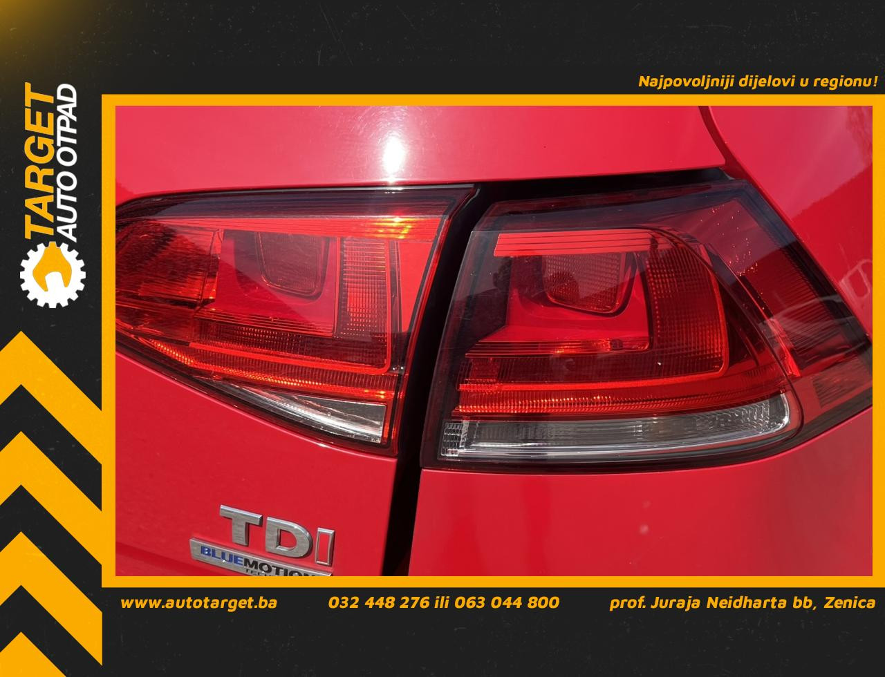 DIJELOVI STOP SVJETLO VW GOLF 7 > 12-16 1.6