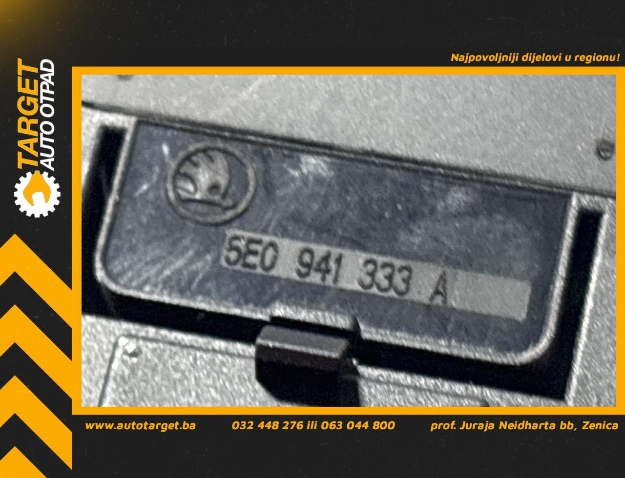 DIJELOVI PREKIDACI SVJETLA SKODA OCTAVIA > 13-16 2.0 5E0941333A
