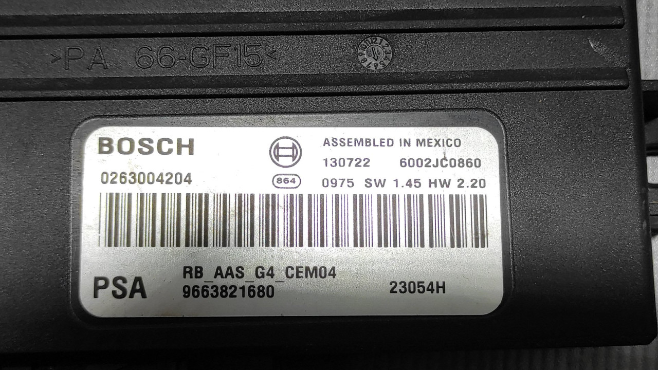 ELEKTRONIKA MODUL CITROEN C5 > 08-10 9663821780