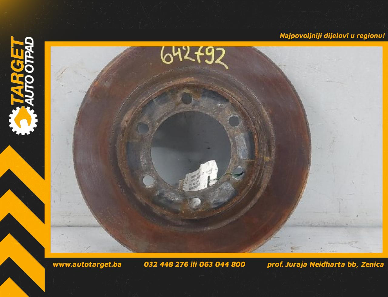 DIJELOVI KOCIONI DISK TOYOTA LANDCRUISER PRADO FJ120 > 02-09