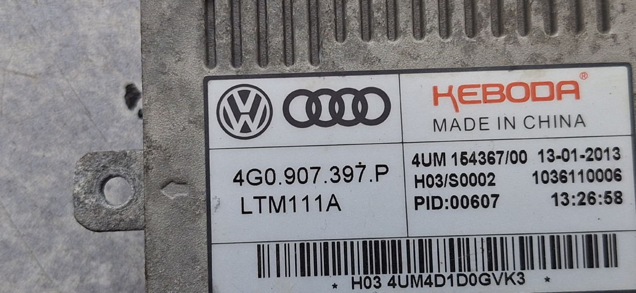 BALAST FARA AUDI A3 (8V1/8VA) > 12-16 4G0907397P