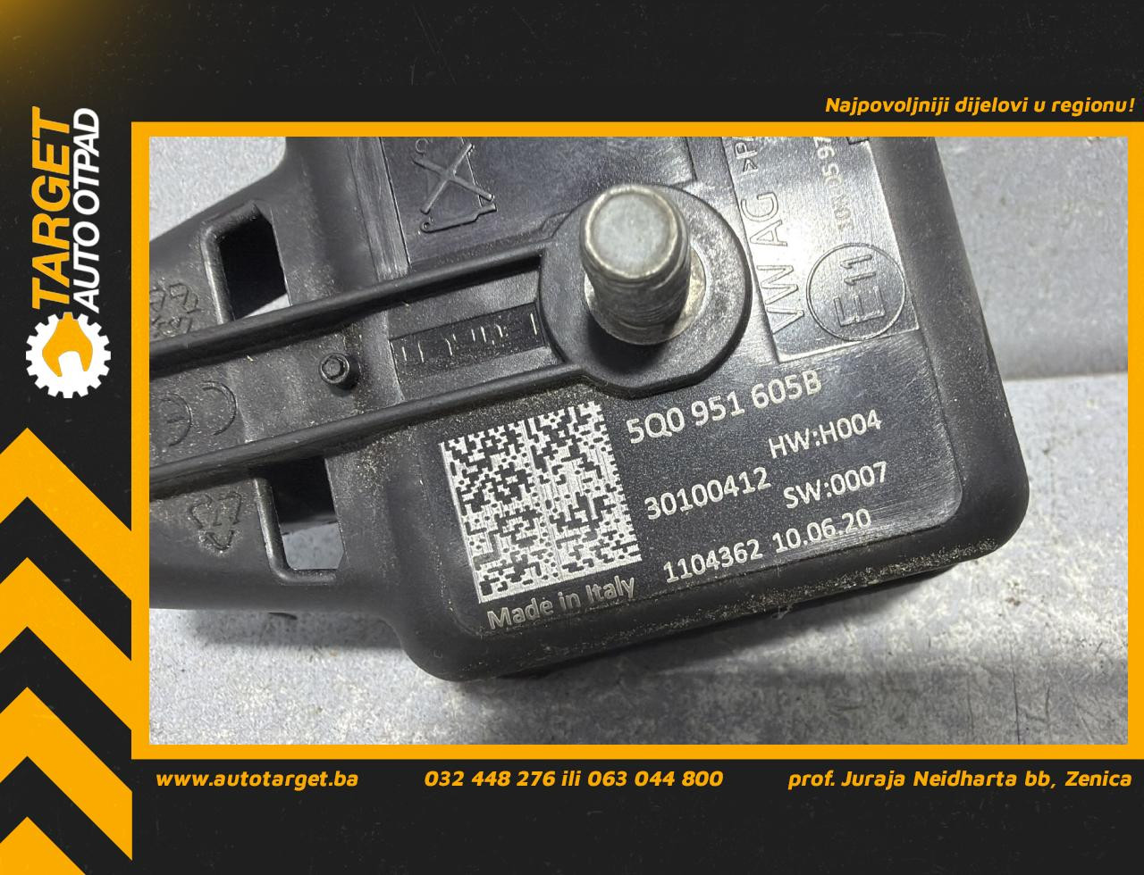 DIJELOVI ELEKTRONIKA ALARMA VW PASSAT B8 > 19 - 1.6 5Q0951605B