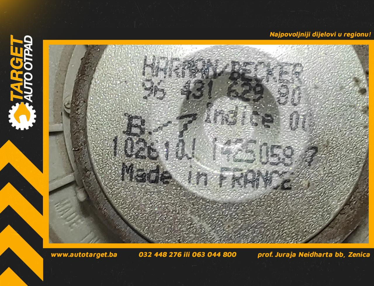 DIJELOVI ZVUCNIK CITROEN C3 > 02-05 9643162980