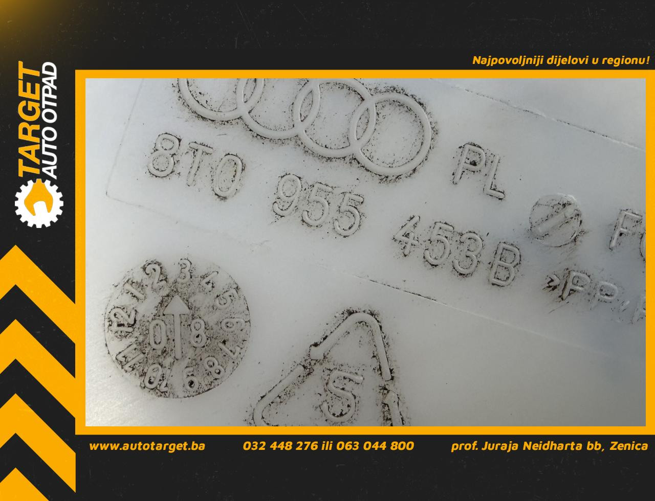 DIJELOVI BOCA VODE BRISACA AUDI A4 (B8) > 07-11 2.0 8T0955453B