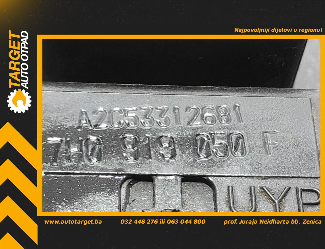 DIJELOVI PUMPA GORIVA U REZERVOARU VW T5 > 03-09 2.5 7H0919050F