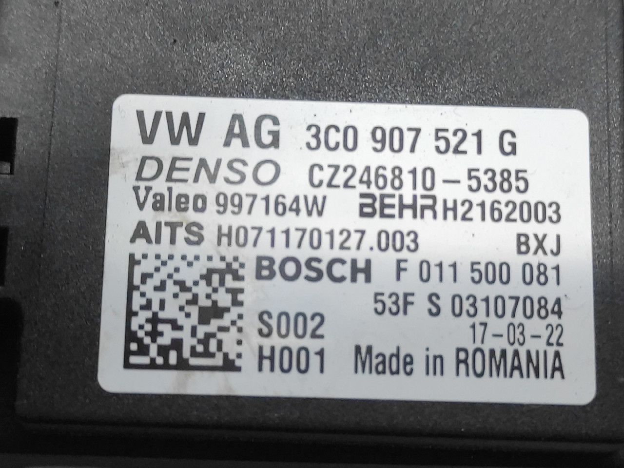 ELEKTRONIKA REOSTAT VW AMAROK > 16-18 3C0907521G