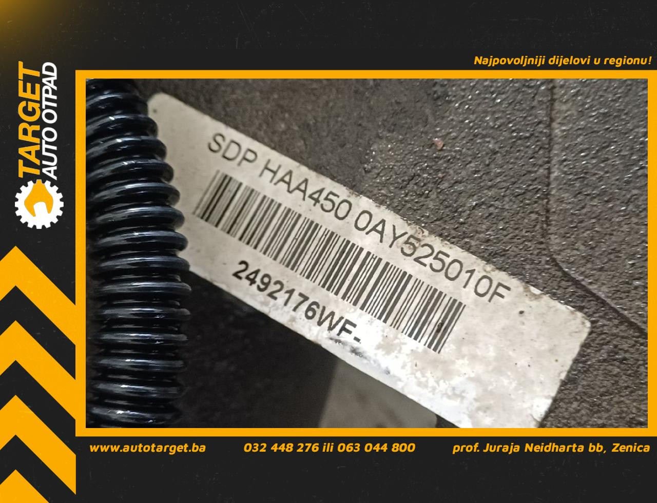 DIJELOVI DIFERENCIJAL VW TIGUAN > 11-15 2.0 0AY525010F