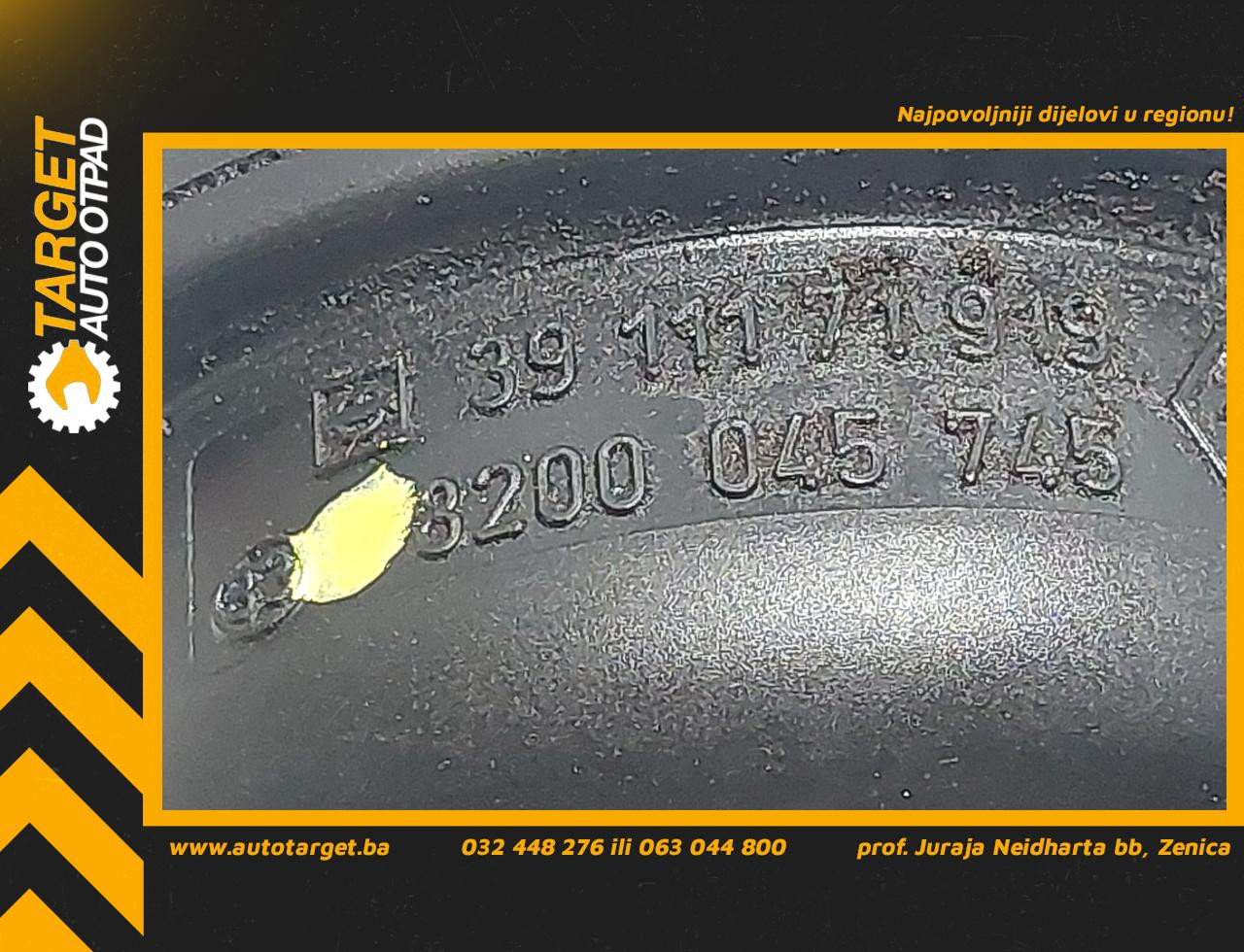 DIJELOVI CRIJEVO RENAULT MEGANE > 02-05 1.9 8200045745