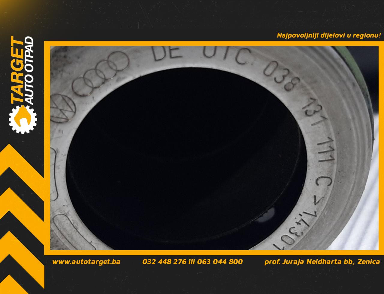 DIJELOVI CRIJEVO INTERKULERA VW PASSAT B6 > 05-10 038131111C