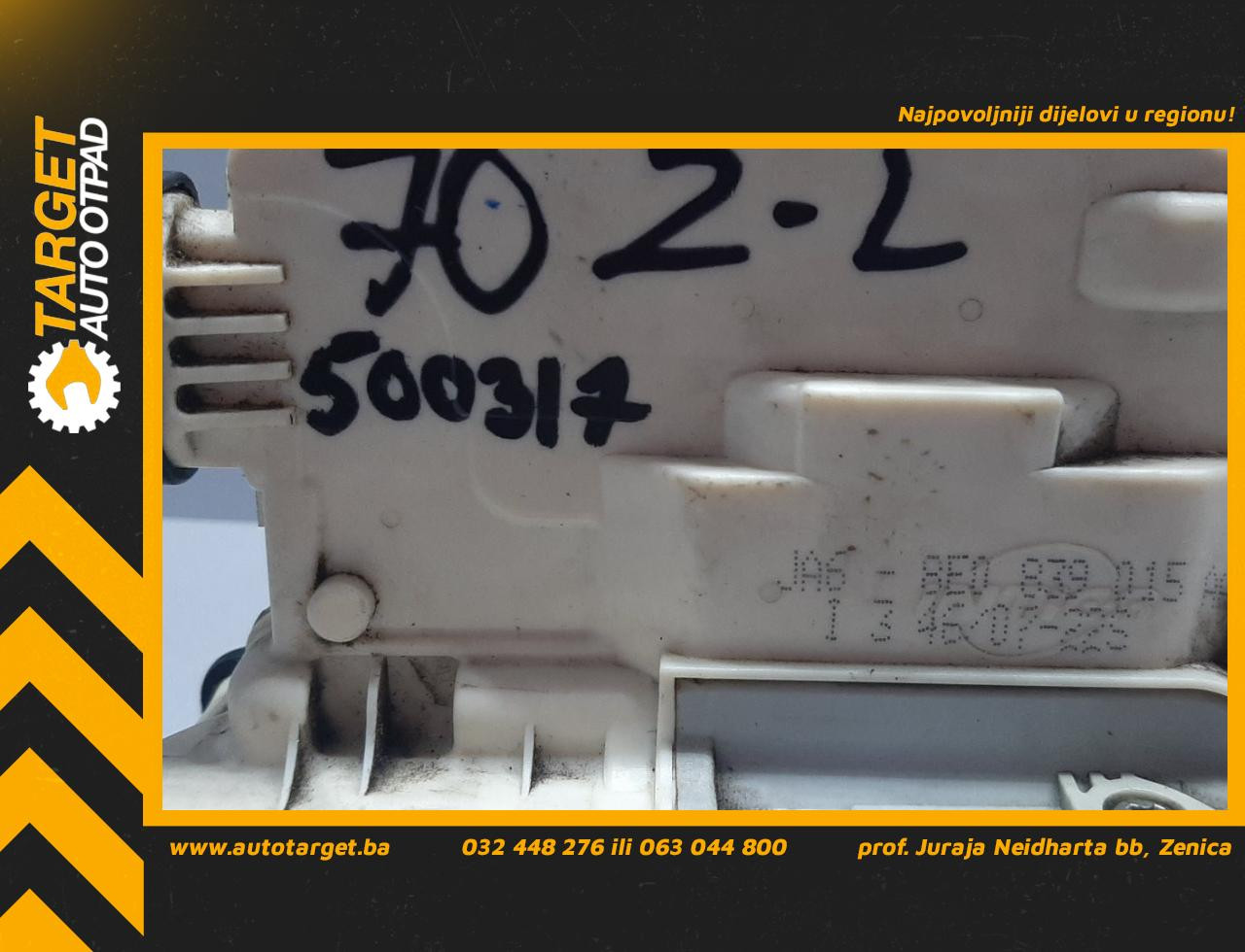 DIJELOVI BRAVA VRATA AUDI A4 (B7) > 04-07 2.0 8E0839015