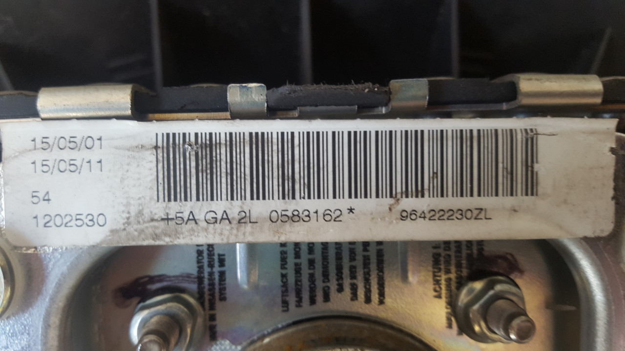 AIRBAG VOLANA PEUGEOT 406 > 95-99 96422230ZL
