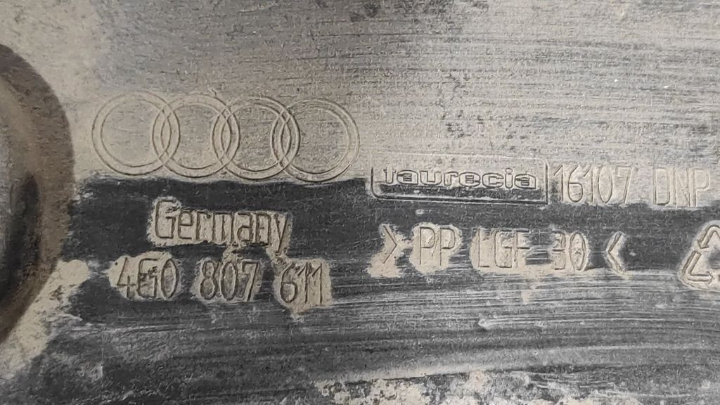 POTPORA PREDNJEG BRANIKA AUDI A6 4G > 11-14 4G0807611